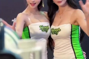 我爱台妹！宝岛梦想家啦啦队长梓梓与三上悠亚同框